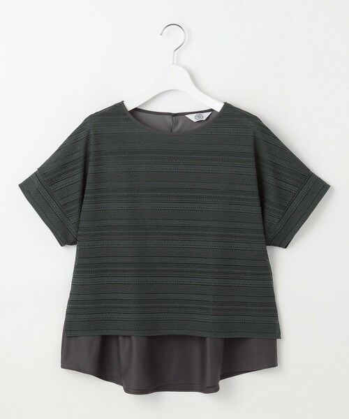 J.PRESS / ジェイプレス カットソー | 【WEB限定カラーあり・洗える】レースドッキング カットソー | 詳細5