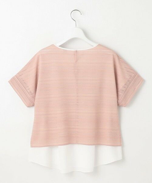 J.PRESS / ジェイプレス カットソー | 【WEB限定カラーあり・洗える】レースドッキング カットソー | 詳細11