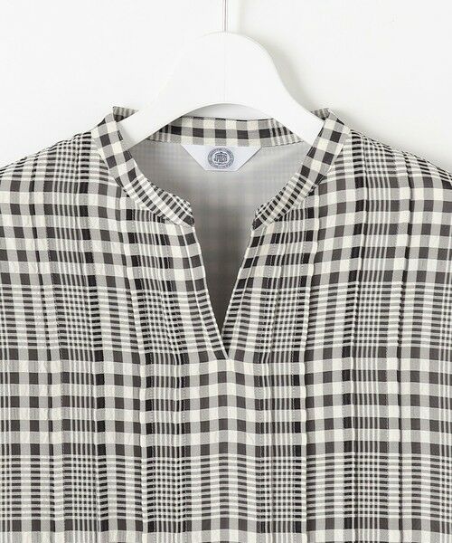 J.PRESS / ジェイプレス カットソー | 【WEB限定カラーあり・洗える】シアーチェック カットソー | 詳細9