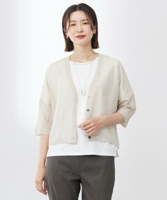 洗える・抗菌防臭】COTTON ACETATE DRY クルーネック