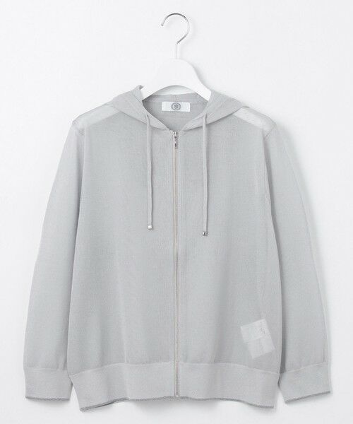 J.PRESS / ジェイプレス パーカー | 【WEB限定カラーあり・洗える】SHEER LIGHT KNIT ラメ パーカー | 詳細25