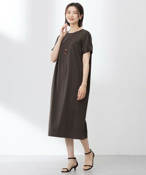 J.PRESS / ジェイプレス ロング・マキシ丈ワンピース | 【WEB限定カラーあり・洗える】コットンスムース ドルマンスリーブ ワンピース | 詳細6
