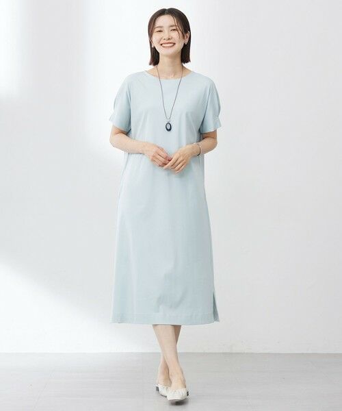 J.PRESS / ジェイプレス ロング・マキシ丈ワンピース | 【WEB限定カラーあり・洗える】コットンスムース ドルマンスリーブ ワンピース | 詳細9