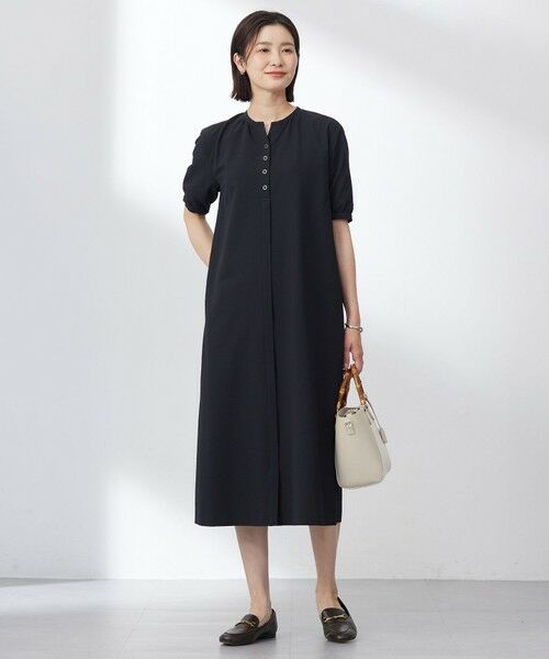 J.PRESS / ジェイプレス ロング・マキシ丈ワンピース | 【洗える・吸水速乾】DRYライトサッカー ワンピース | 詳細11