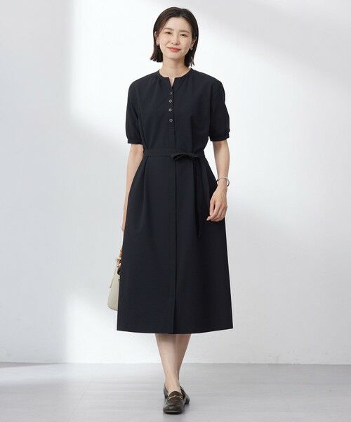 J.PRESS / ジェイプレス ロング・マキシ丈ワンピース | 【洗える・吸水速乾】DRYライトサッカー ワンピース | 詳細12