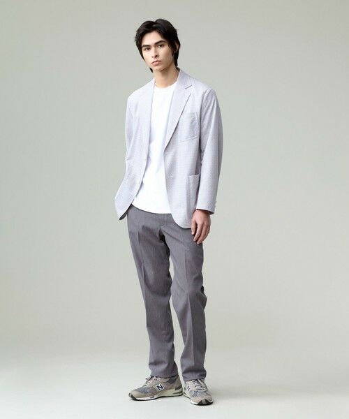 J.PRESS / ジェイプレス スラックス・ドレスパンツ | ちょうどいいが続く快適スラックス ついに完成【ストレッチ / 高通気性 / 撥水 / 洗える】エアコンフィストレッチ スラックス | 詳細4