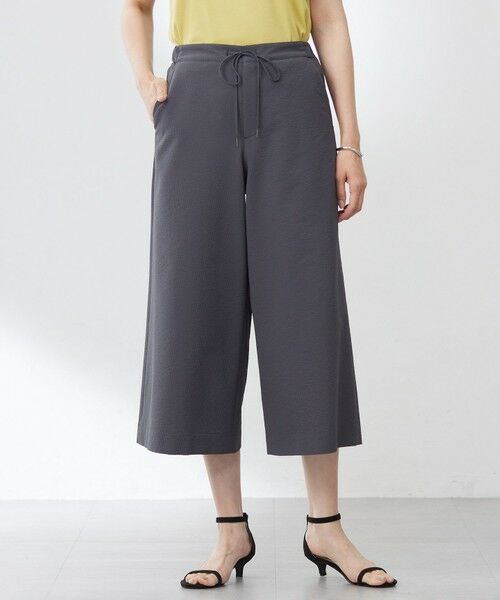 J.PRESS / ジェイプレス その他パンツ | 【洗える・吸水速乾】DRYライトサッカー クロップド パンツ(スレート系)