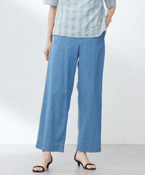 J.PRESS/ジェイプレス 【洗える】4oz Light Denim ストレート パンツ ブリーチ系 13 J.PRESS/ジェイプレス 【洗える】4oz Light Denim ストレート パンツ ブリーチ系 13