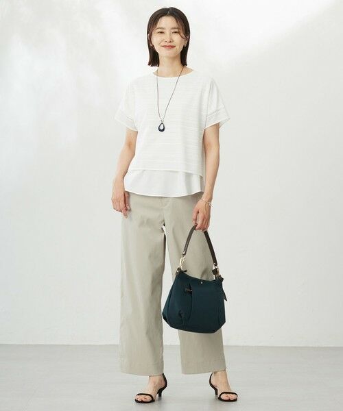 J.PRESS / ジェイプレス チノ・ワークパンツ | 【洗える・接触冷感・撥水・UVカット】タスランチノ パンツ | 詳細3