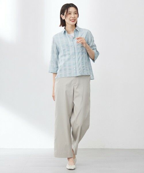 J.PRESS / ジェイプレス チノ・ワークパンツ | 【洗える・接触冷感・撥水・UVカット】タスランチノ パンツ | 詳細5