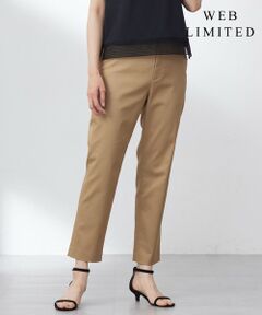 J.PRESS / ジェイプレス その他パンツ | 【WEB限定・洗える】シャンブレーサテン テーパード パンツ