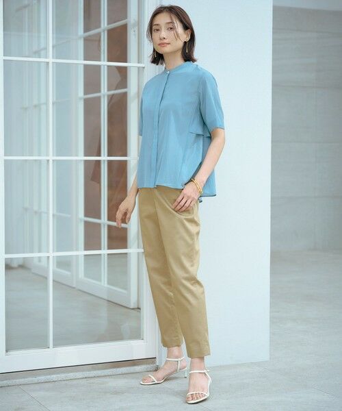 J.PRESS / ジェイプレス その他パンツ | 【WEB限定・洗える】シャンブレーサテン テーパード パンツ | 詳細7