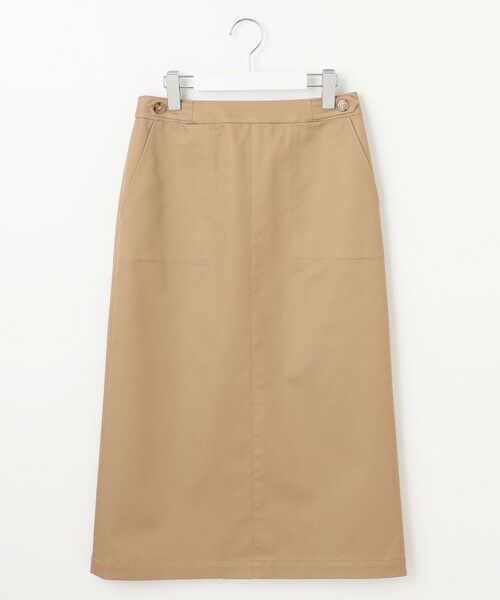 J.PRESS / ジェイプレス ミニ・ひざ丈スカート | 【洗える】シャンブレーサテン ナロー スカート | 詳細12