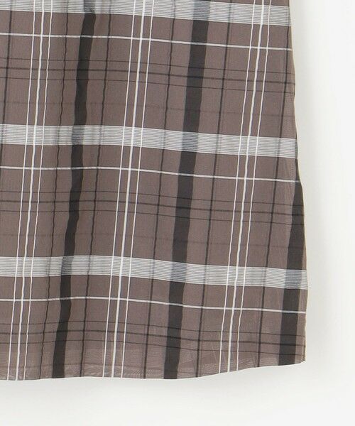 J.PRESS / ジェイプレス ミニ・ひざ丈スカート | 【洗える】シアーチェック スカート | 詳細10