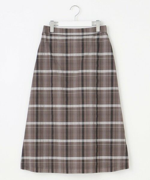 J.PRESS / ジェイプレス ミニ・ひざ丈スカート | 【洗える】シアーチェック スカート | 詳細6