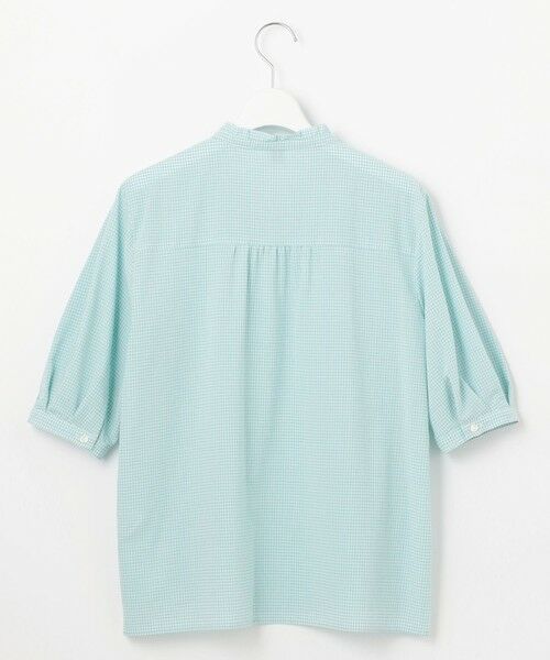 J.PRESS / ジェイプレス シャツ・ブラウス | 【洗える】SHEER ギンガム スキッパー ブラウス | 詳細7