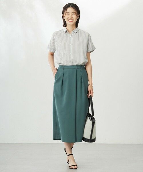 J.PRESS / ジェイプレス シャツ・ブラウス | 【洗える・接触冷感】ドビー強撚ストライプ シャツ ブラウス | 詳細13