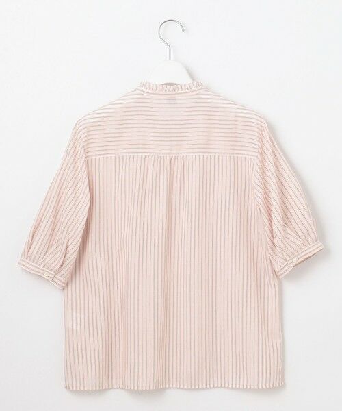 J.PRESS / ジェイプレス シャツ・ブラウス | 【洗える・接触冷感】ドビー強撚ストライプ スキッパー ブラウス | 詳細3