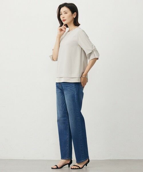 J.PRESS / ジェイプレス シャツ・ブラウス | 【洗える・吸水速乾・接触冷感・セットアップ対応】Light ジョーゼット ブラウス | 詳細5