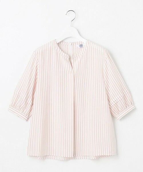 J.PRESS / ジェイプレス シャツ・ブラウス | 【洗える】ウォッシャブルキュプラツイル キーネック ブラウス | 詳細7