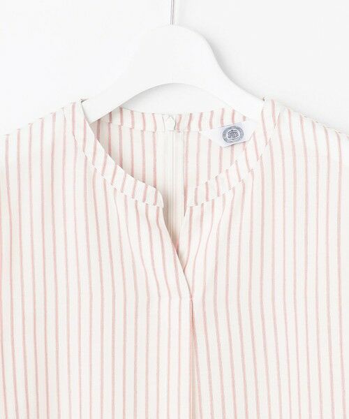 J.PRESS / ジェイプレス シャツ・ブラウス | 【洗える】ウォッシャブルキュプラツイル キーネック ブラウス | 詳細8