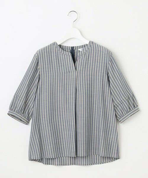 J.PRESS / ジェイプレス シャツ・ブラウス | 【洗える】ウォッシャブルキュプラツイル キーネック ブラウス | 詳細17