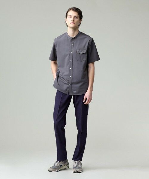 J.PRESS / ジェイプレス シャツ・ブラウス | 驚異的な機能性！【接触冷感 / UVカット / ストレッチ / 高通気性 / 防シワ】【MECHANICAL】ジャージーバンドカラー シャツ | 詳細2