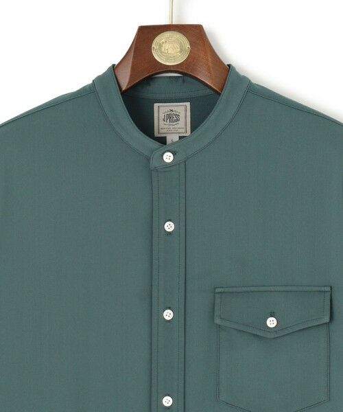 J.PRESS / ジェイプレス シャツ・ブラウス | 驚異的な機能性！【接触冷感 / UVカット / ストレッチ / 高通気性 / 防シワ】【MECHANICAL】ジャージーバンドカラー シャツ | 詳細6