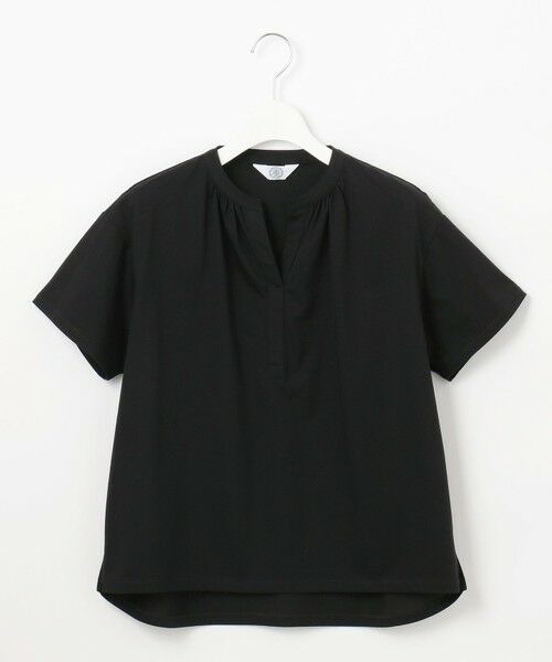 J.PRESS / ジェイプレス カットソー | 【洗える・接触冷感】プレーティングジャージー バンドカラー カットソー | 詳細5