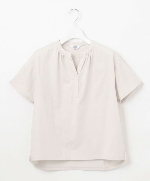 J.PRESS / ジェイプレス カットソー | 【洗える・接触冷感】プレーティングジャージー バンドカラー カットソー | 詳細9