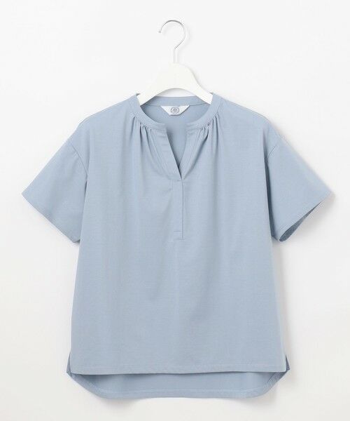 J.PRESS / ジェイプレス カットソー | 【洗える・接触冷感】プレーティングジャージー バンドカラー カットソー | 詳細13