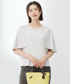 J.PRESS / ジェイプレス カットソー | 【洗える・接触冷感】プレーティングジャージー ケープ風 カットソー