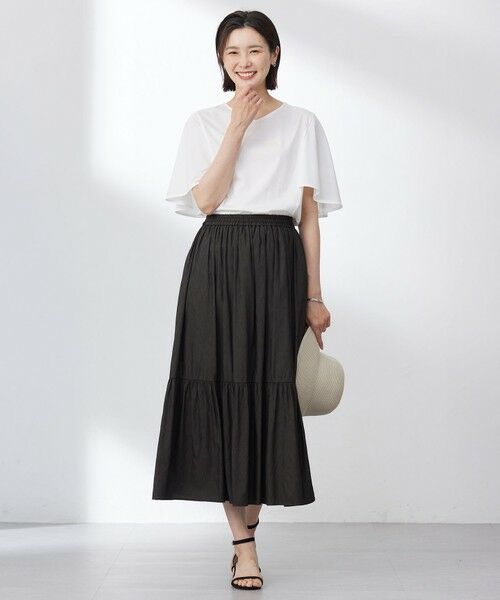 J.PRESS / ジェイプレス カットソー | 【洗える・接触冷感】プレーティングジャージー ケープ風 カットソー | 詳細3