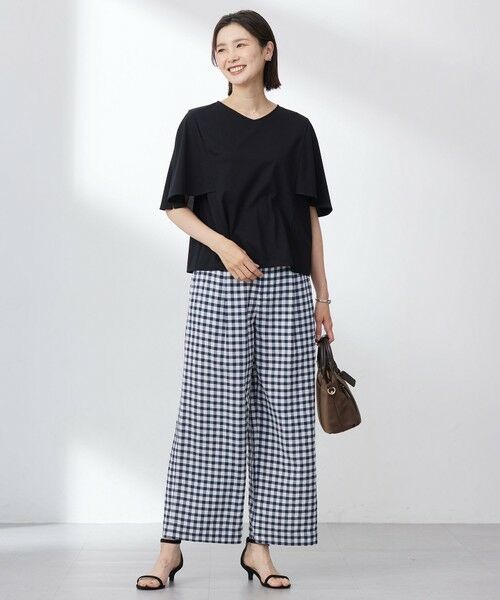 J.PRESS / ジェイプレス カットソー | 【洗える・接触冷感】プレーティングジャージー ケープ風 カットソー | 詳細5