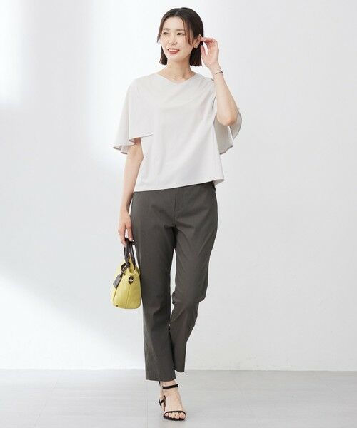 J.PRESS / ジェイプレス カットソー | 【洗える・接触冷感】プレーティングジャージー ケープ風 カットソー | 詳細8