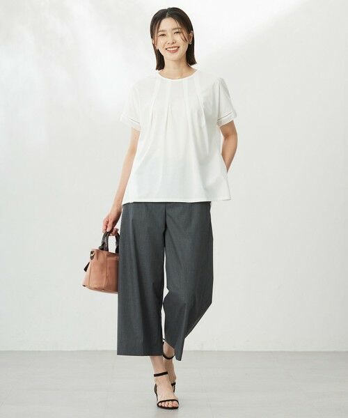 J.PRESS / ジェイプレス カットソー | 【洗える・接触冷感】プレーティングジャージー フレア カットソー | 詳細1