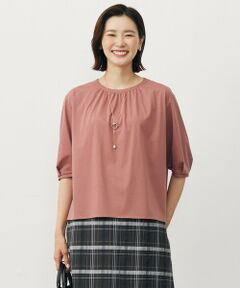 J.PRESS / ジェイプレス カットソー | 【洗える】ブラウスライクジャージー カットソー