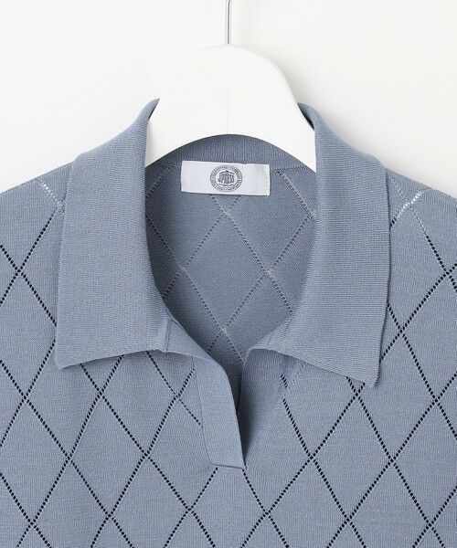 J.PRESS / ジェイプレス ニット・セーター | 【洗える・抗菌防臭】COTTON POLYESTER ポロ ニット | 詳細7