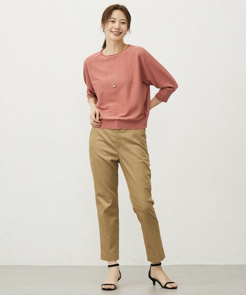J.PRESS / ジェイプレス ニット・セーター | 【WEB限定カラーあり・洗える・抗菌防臭】COTTON POLYESTER ドルマンスリーブ ニット | 詳細3