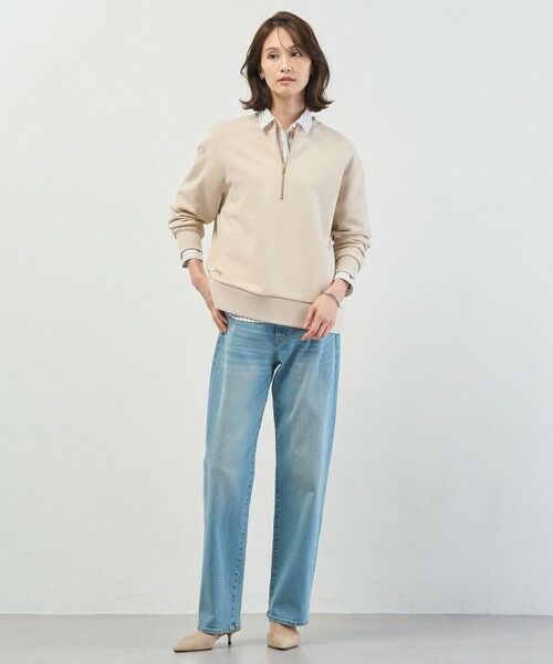 J.PRESS / ジェイプレス デニムパンツ | 【洗える】BASIC STRETCH DENIM ボーイフィット デニム | 詳細28