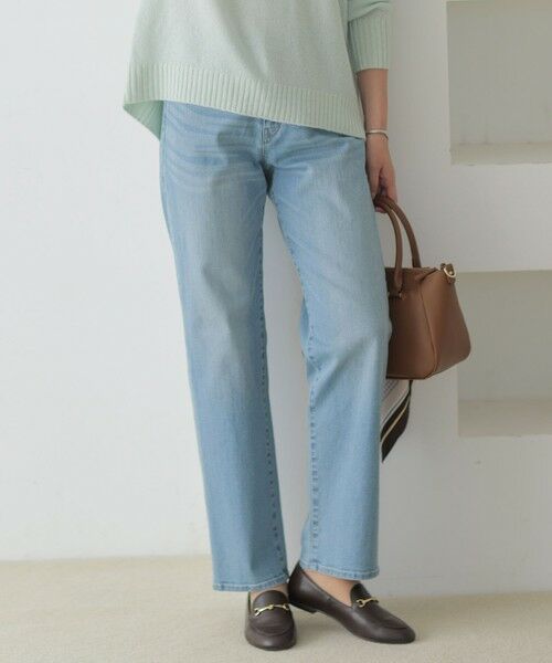 J.PRESS/ジェイプレス 【洗える】BASIC STRETCH DENIM ボーイフィット デニム ブリーチ系 9 J.PRESS/ジェイプレス 【洗える】BASIC STRETCH DENIM ボーイフィット デニム ブリーチ系 9