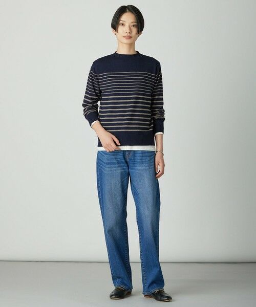 J.PRESS / ジェイプレス デニムパンツ | 【洗える】BASIC STRETCH DENIM ボーイフィット デニム | 詳細28