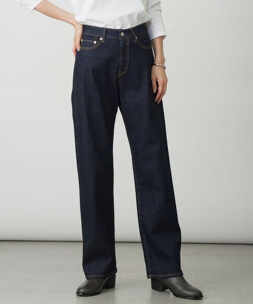 J.PRESS/ジェイプレス 【洗える】BASIC STRETCH DENIM ボーイフィット デニム インディゴ系 13 J.PRESS/ジェイプレス 【洗える】BASIC STRETCH DENIM ボーイフィット デニム インディゴ系 13