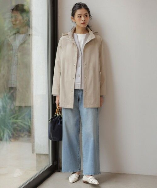 J.PRESS / ジェイプレス デニムパンツ | 【洗える】BASIC STRETCH DENIM ワイド ストレート デニム | 詳細8