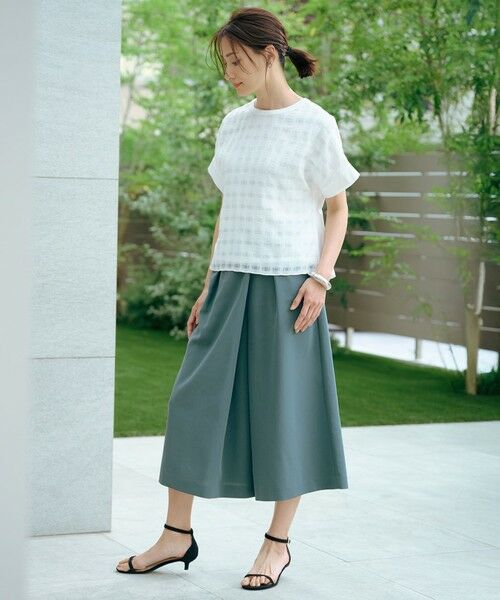 J.PRESS / ジェイプレス ショート・ハーフ・半端丈パンツ | 【洗える】Crispyツイル クロップド パンツ | 詳細17