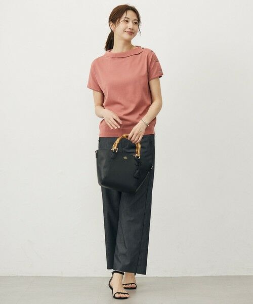 J.PRESS / ジェイプレス その他パンツ | 【洗える・防シワ・速乾】ツイルシャンブレー ワイド パンツ | 詳細2