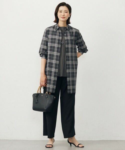 J.PRESS / ジェイプレス シャツ・ブラウス | 【WEB限定カラーあり・洗える】SOFT SHEER チェック ロング シャツ | 詳細2