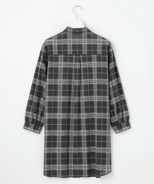 J.PRESS / ジェイプレス シャツ・ブラウス | 【WEB限定カラーあり・洗える】SOFT SHEER チェック ロング シャツ | 詳細4