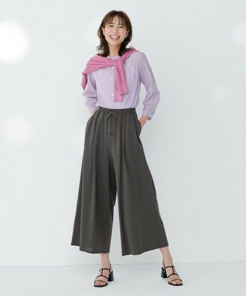 J.PRESS / ジェイプレス シャツ・ブラウス | 【洗える・速乾・接触冷感】リライムライトローン バックフレア ブラウス | 詳細11