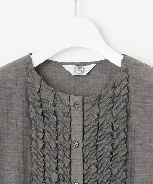 J.PRESS / ジェイプレス シャツ・ブラウス | 【洗える・速乾・接触冷感】リライムライトローン フリル ブラウス | 詳細4